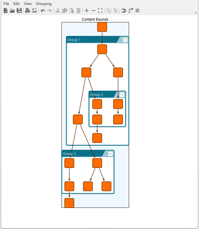 displaying the graph graphcontrol contentbounds