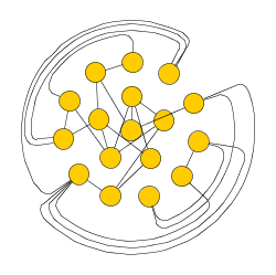 layout circular compact disk