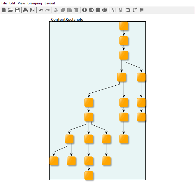 displaying the graph graphcomponent contentrect