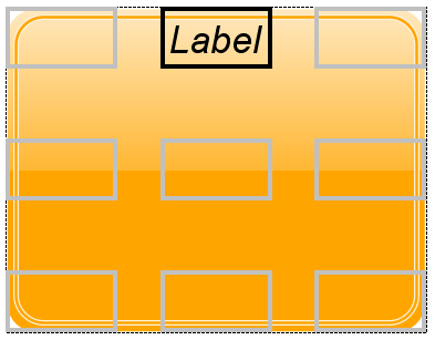 displaying the graph item layout labels interior
