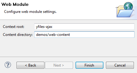 Configure the web module