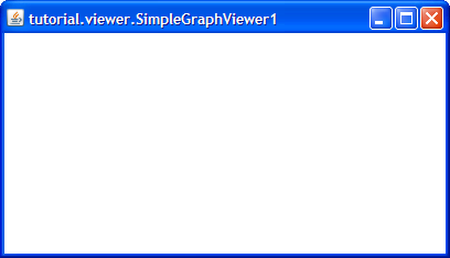 An empty yFiles view